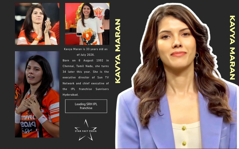 Kavya Maran Age 2026: Is She 33 or 34? DOB, Career, SRH & Facts Kavya Maran Age